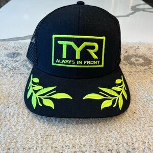 TYR Black Mesh Trucker Hat